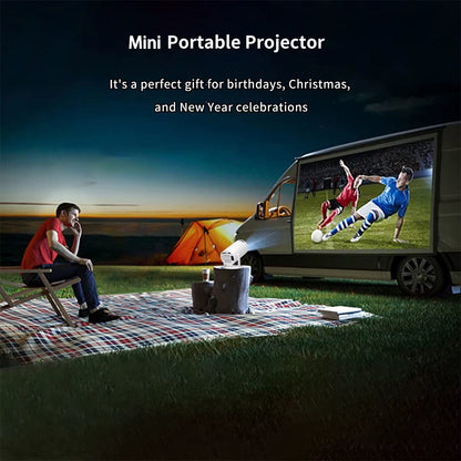 Portable Outdoor Projectors Mini 4K HY300 Pro Smart Home Theater Android 12 WIFI Proyector Full Hd Mobile Phone Video Projector