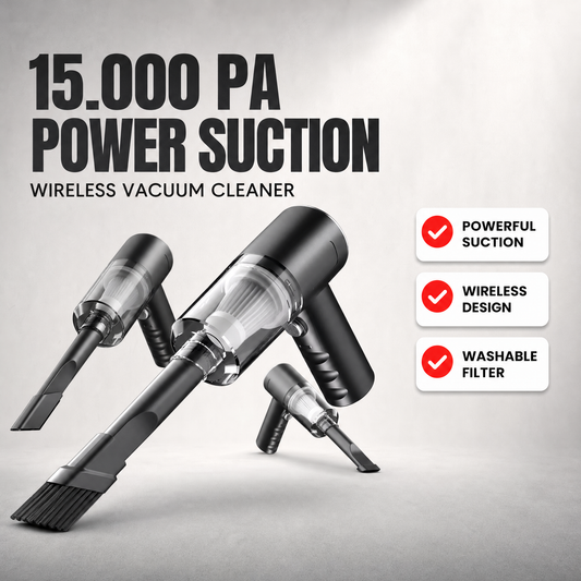 VortexVac Pro – 3-in-1 Car & Home Vacuum