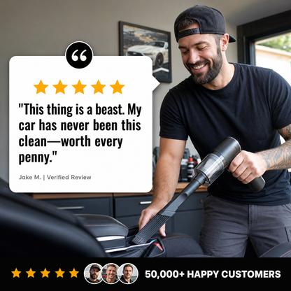 VortexVac Pro – 3-in-1 Car & Home Vacuum